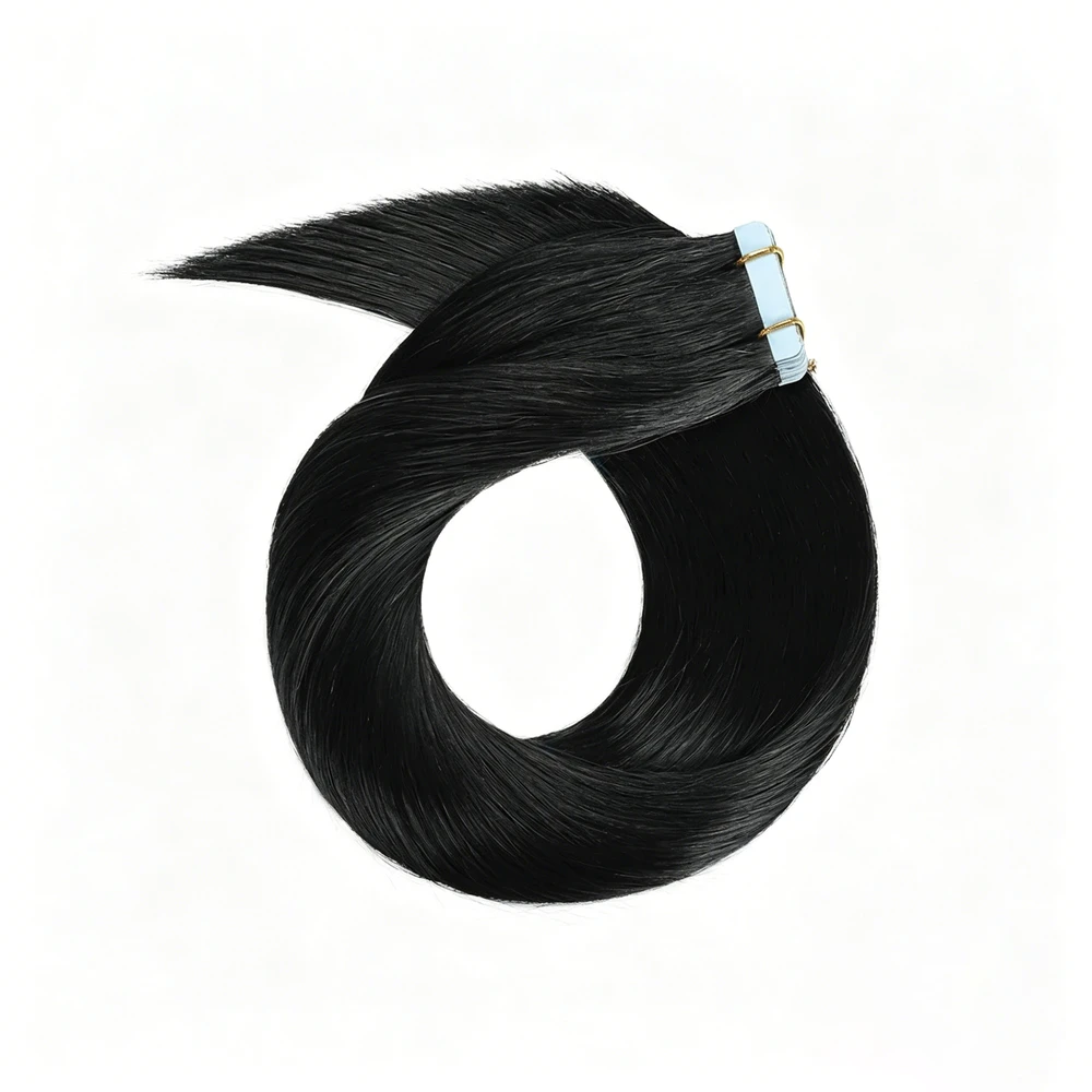 Straight Human Hair Tape In Extensions